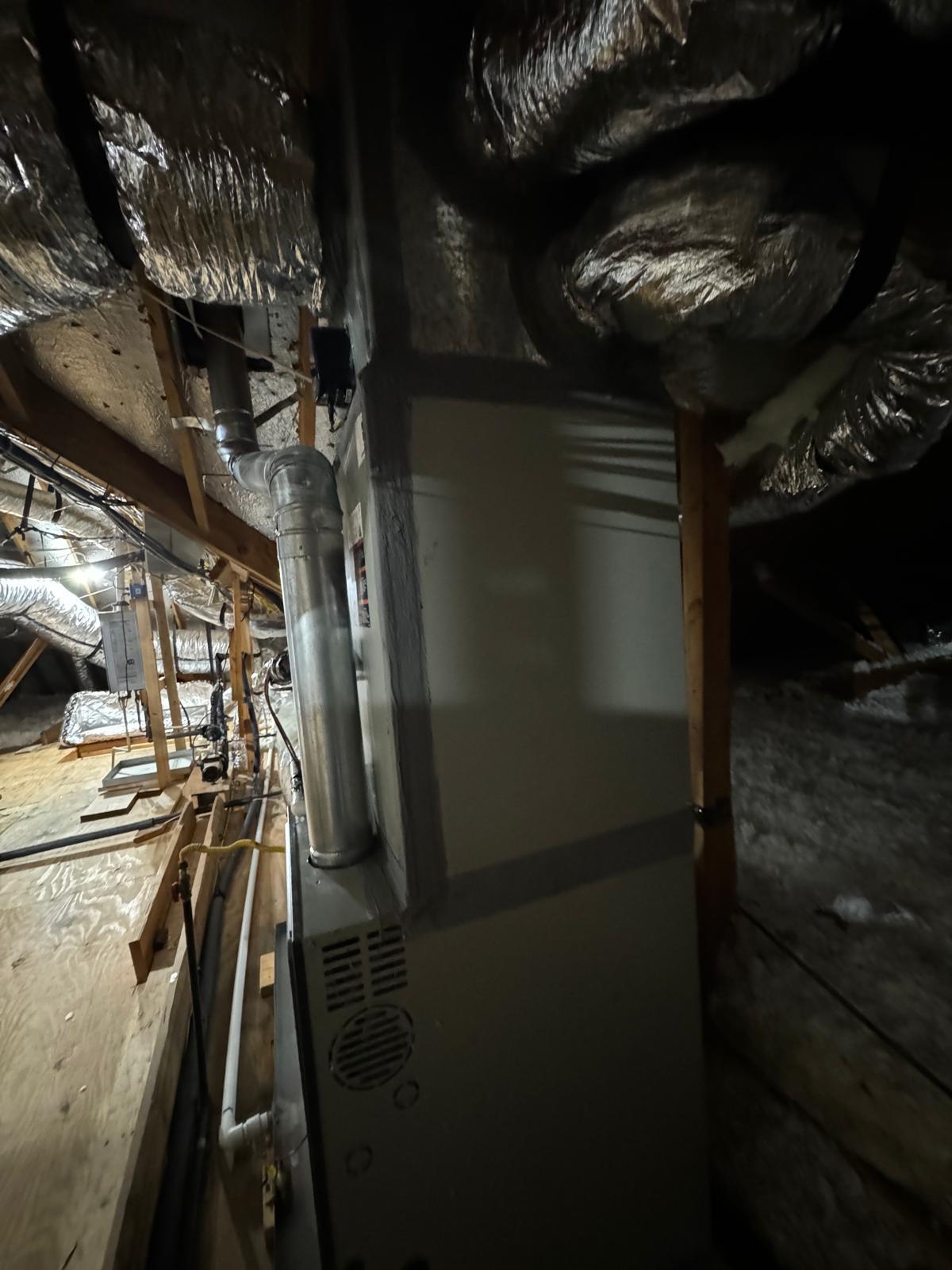 Attic Units - hvac furnace attic installation